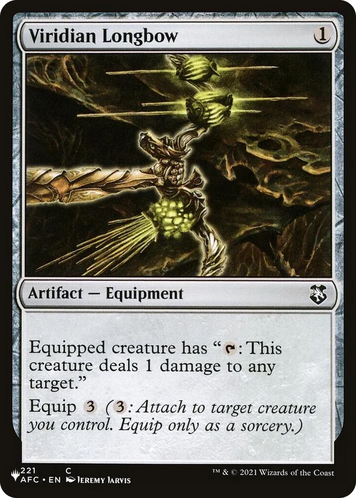 0221 Viridian Longbow C The List Reprints