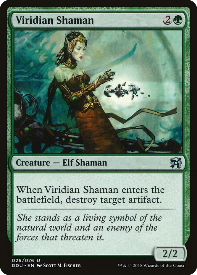 0025 Viridian Shaman U Duel Decks: Elves vs. Inventors