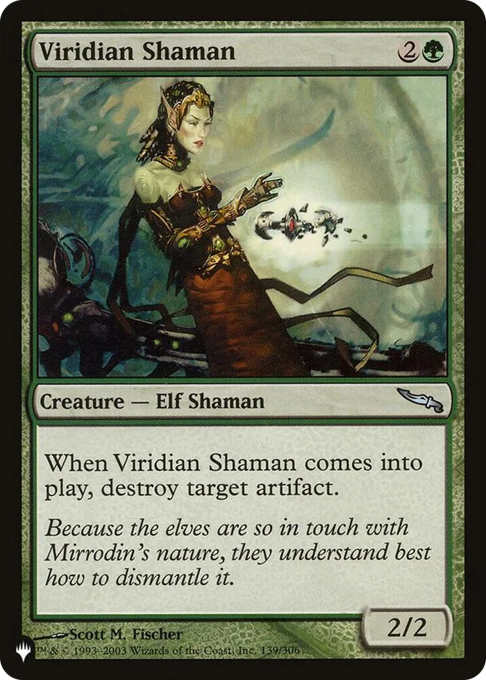 0139 Viridian Shaman U The List Reprints