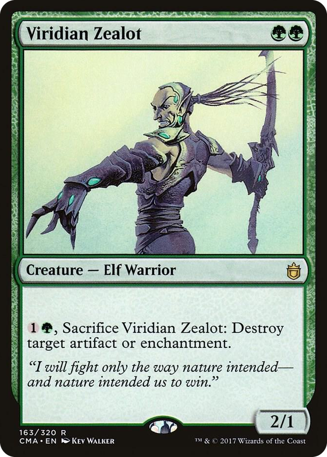 Viridian Zealot #163 R - Commander Anthology Pokemon card