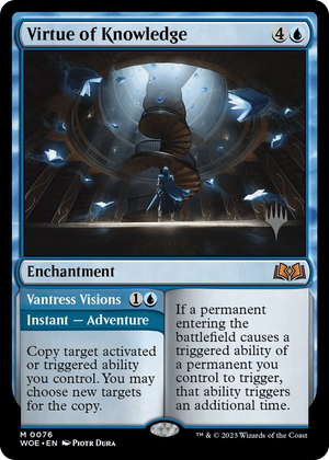 0076 Virtue of Knowledge M Promo Pack: Wilds of Eldraine