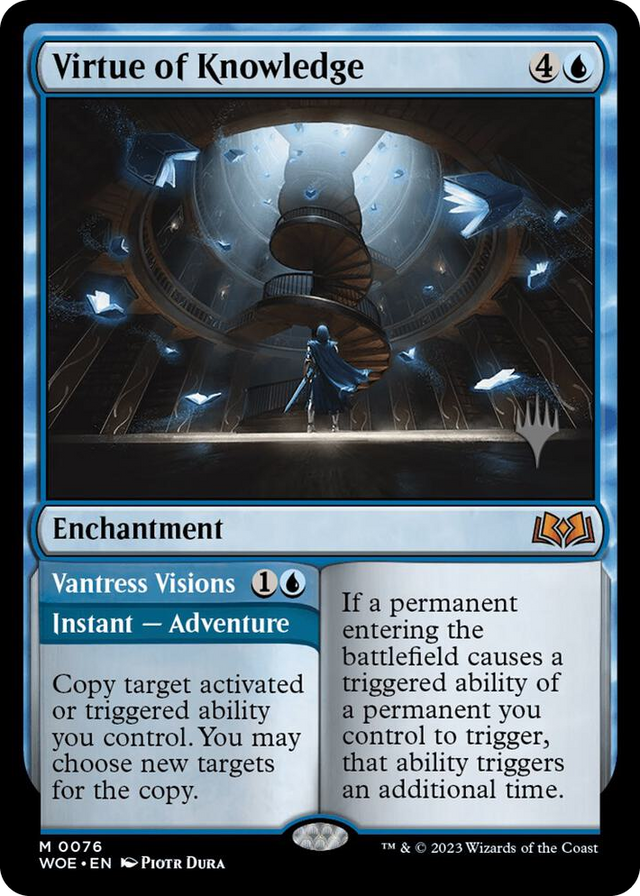 0076 Virtue of Knowledge M Promo Pack: Wilds of Eldraine