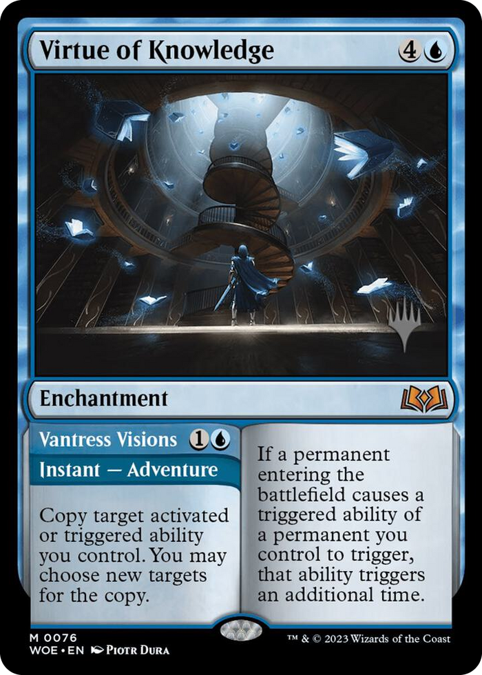 Virtue of Knowledge #76 M - Promo Pack: Wilds of Eldraine Pokemon card