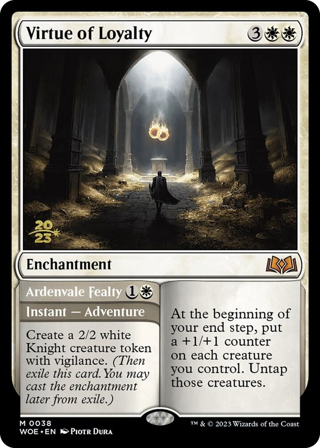 0038 Virtue of Loyalty M Prerelease Cards