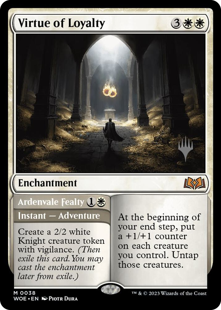 0038 Virtue of Loyalty M Promo Pack: Wilds of Eldraine