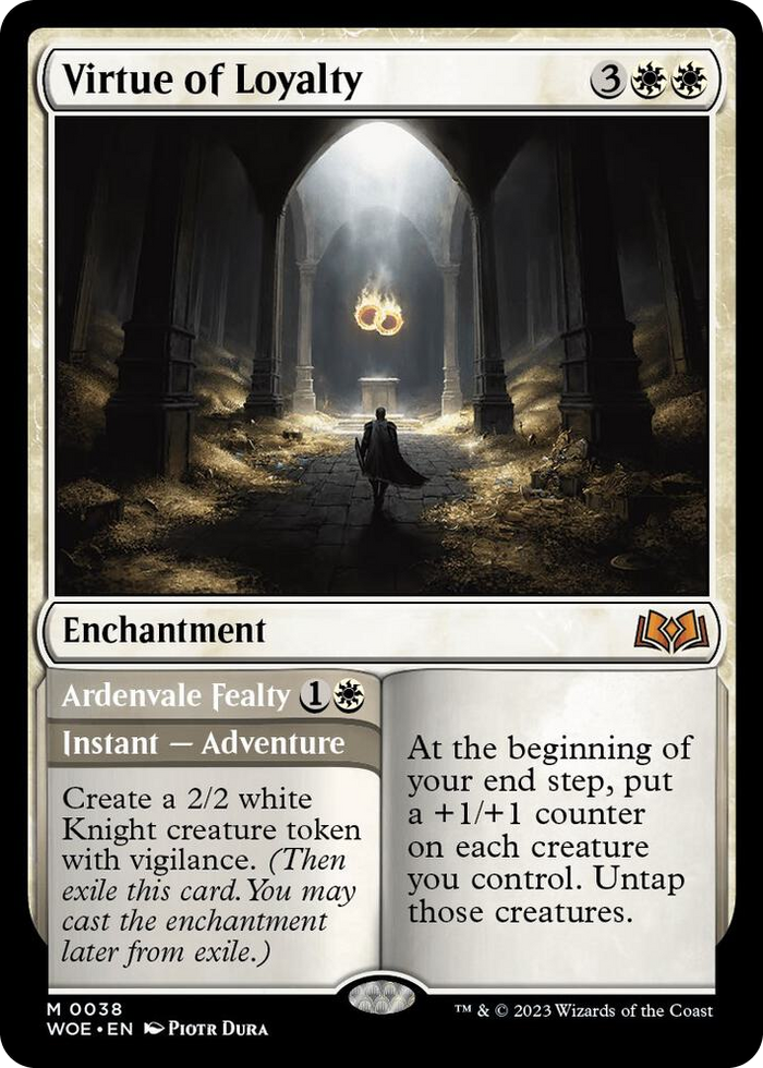 Virtue of Loyalty #38 M - Wilds of Eldraine Pokemon card