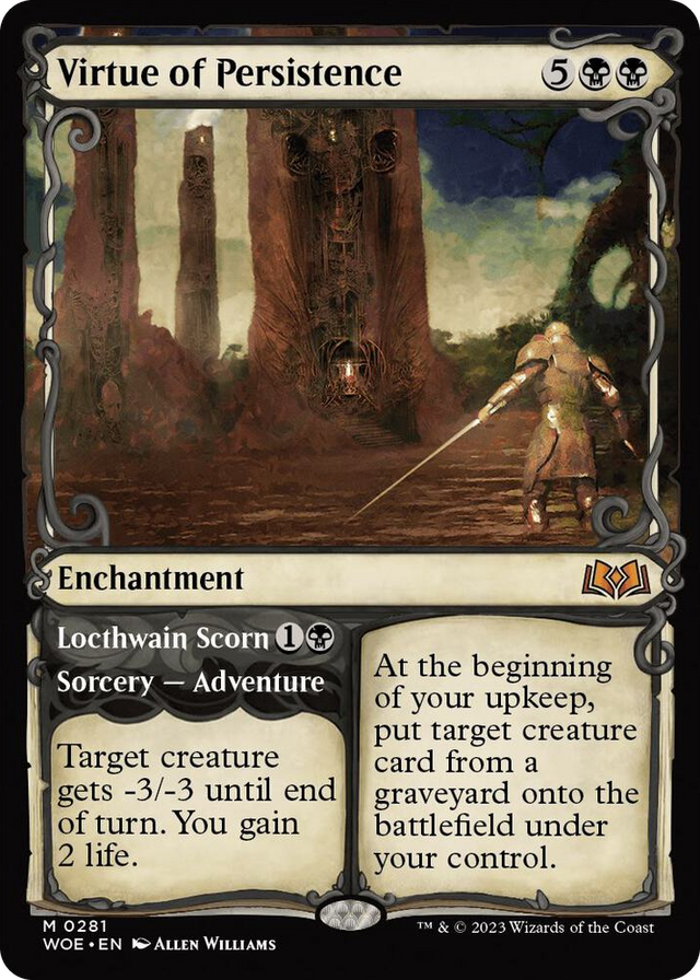 0281 Virtue of Persistence (Showcase) M Wilds of Eldraine