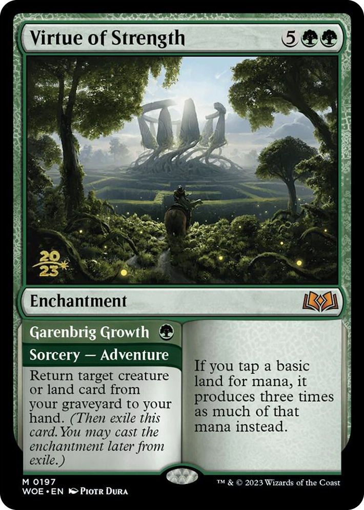 0197 Virtue of Strength M Prerelease Cards