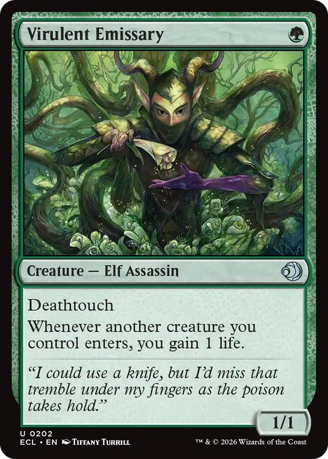 0202 Virulent Emissary U Lorwyn Eclipsed