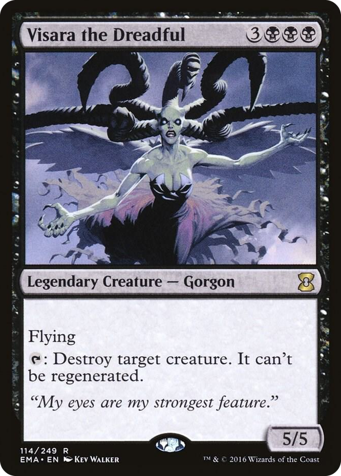 Visara the Dreadful #114 R - Eternal Masters Pokemon card