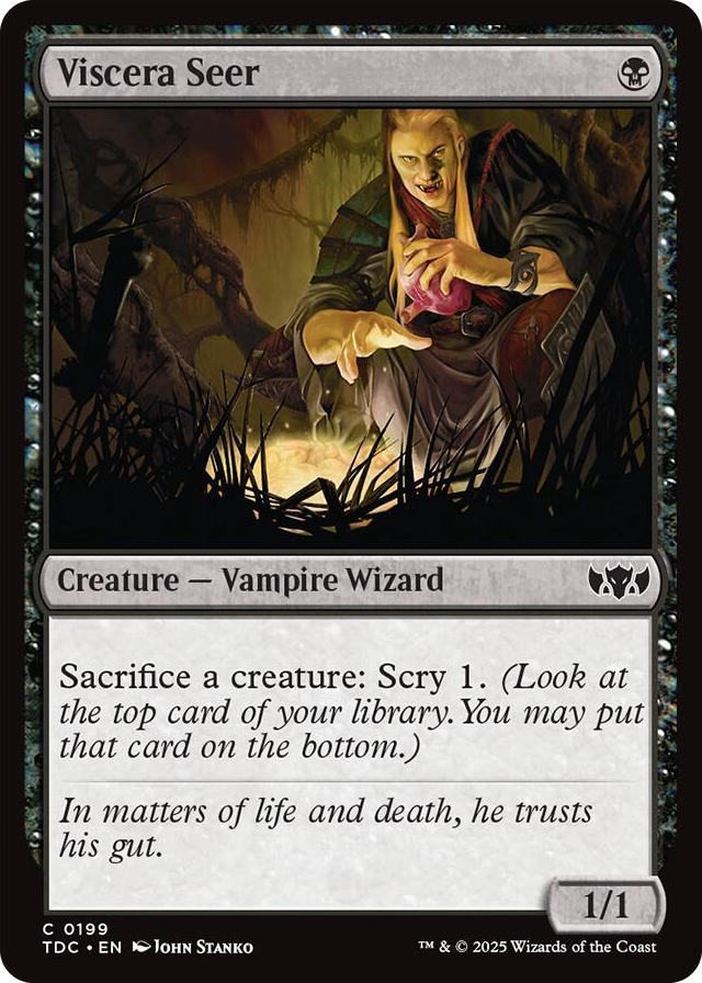 0199 Viscera Seer C Commander: Tarkir: Dragonstorm