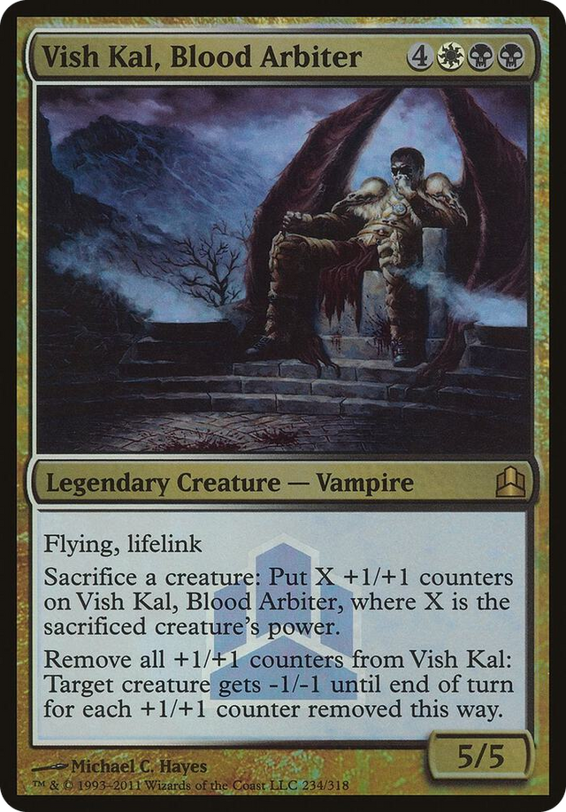 0234 Vish Kal, Blood Arbiter (Commander Launch Promo) P Oversize Cards