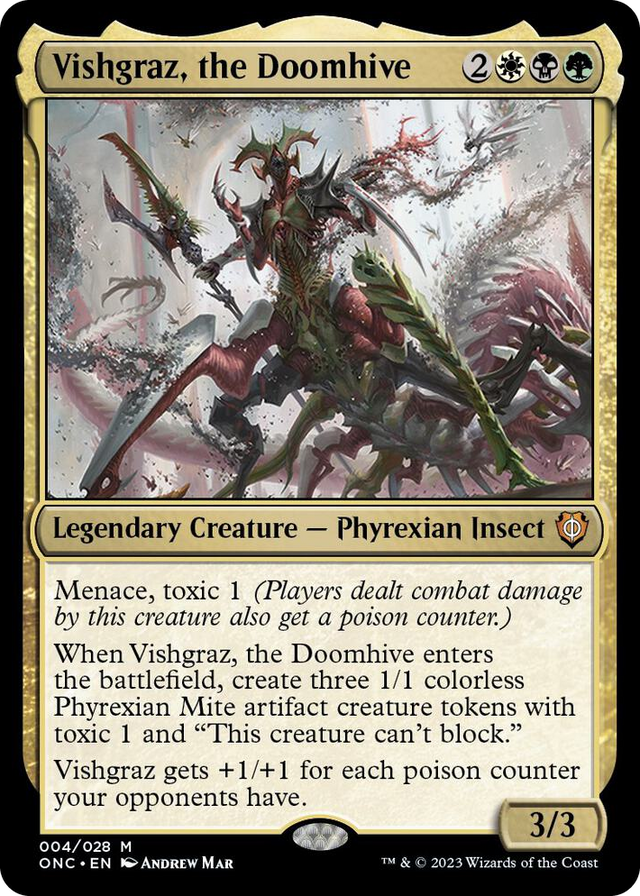 0004 Vishgraz, the Doomhive M Commander: Phyrexia: All Will Be One