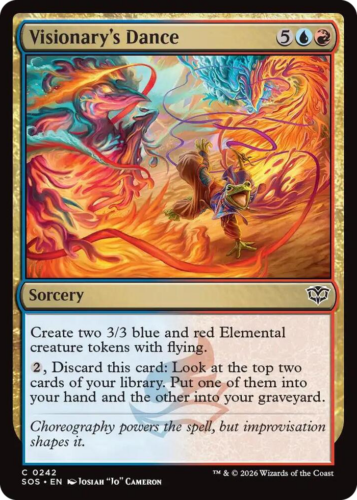 Visionary's Dance #242 C - Secrets of Strixhaven Pokemon card