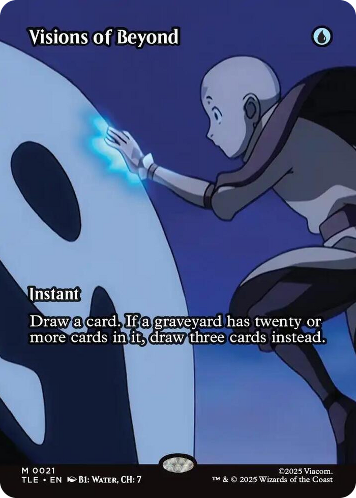 Visions of Beyond (Borderless) #21 M - The Last Airbender: Eternal-Legal Pokemon card