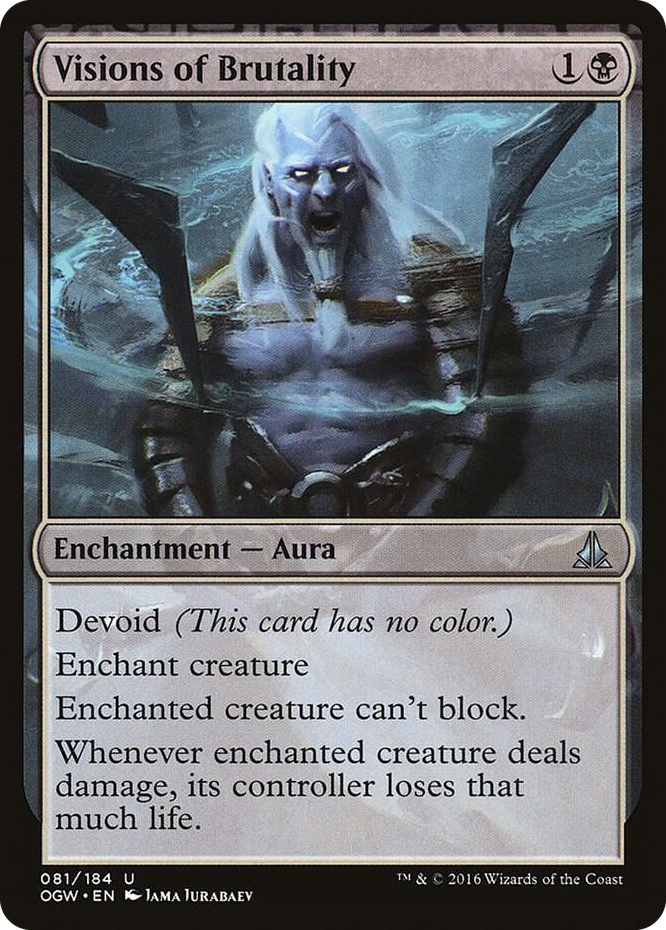 Visions of Brutality #81 U - Oath of the Gatewatch Pokemon card