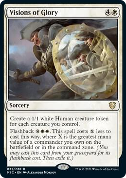 0032 Visions of Glory R Commander: Innistrad: Midnight Hunt