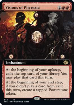 0342 Visions of Phyrexia (Extended Art) R The Brothers' War