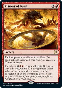0036 Visions of Ruin R Commander: Innistrad: Midnight Hunt