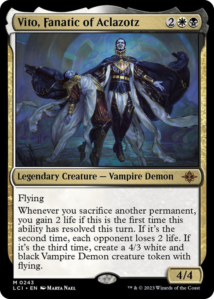 Vito, Fanatic of Aclazotz #243 M - The Lost Caverns of Ixalan Pokemon card