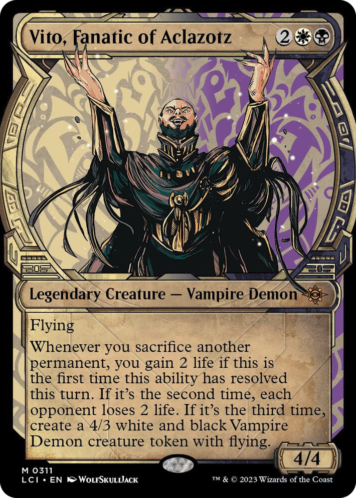 0311 Vito, Fanatic of Aclazotz (Showcase) M The Lost Caverns of Ixalan