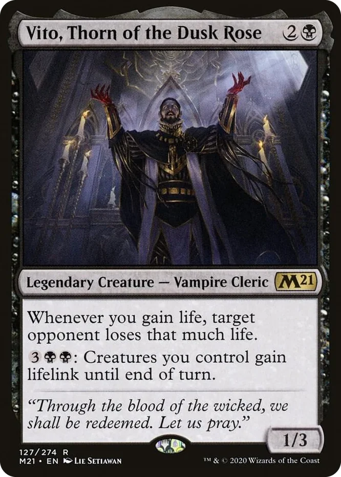 0127 Vito, Thorn of the Dusk Rose R Core Set 2021