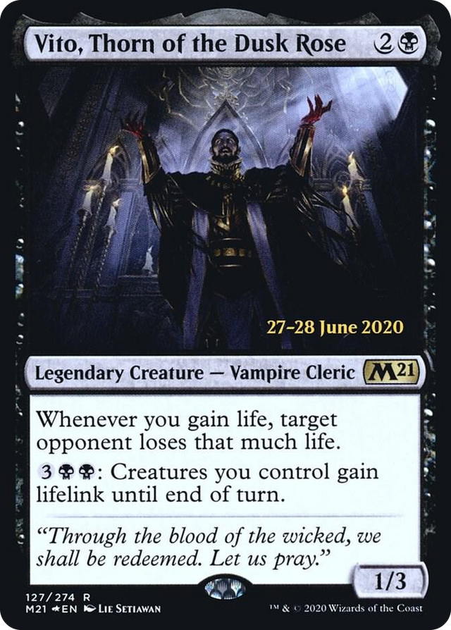 0127 Vito, Thorn of the Dusk Rose R Prerelease Cards