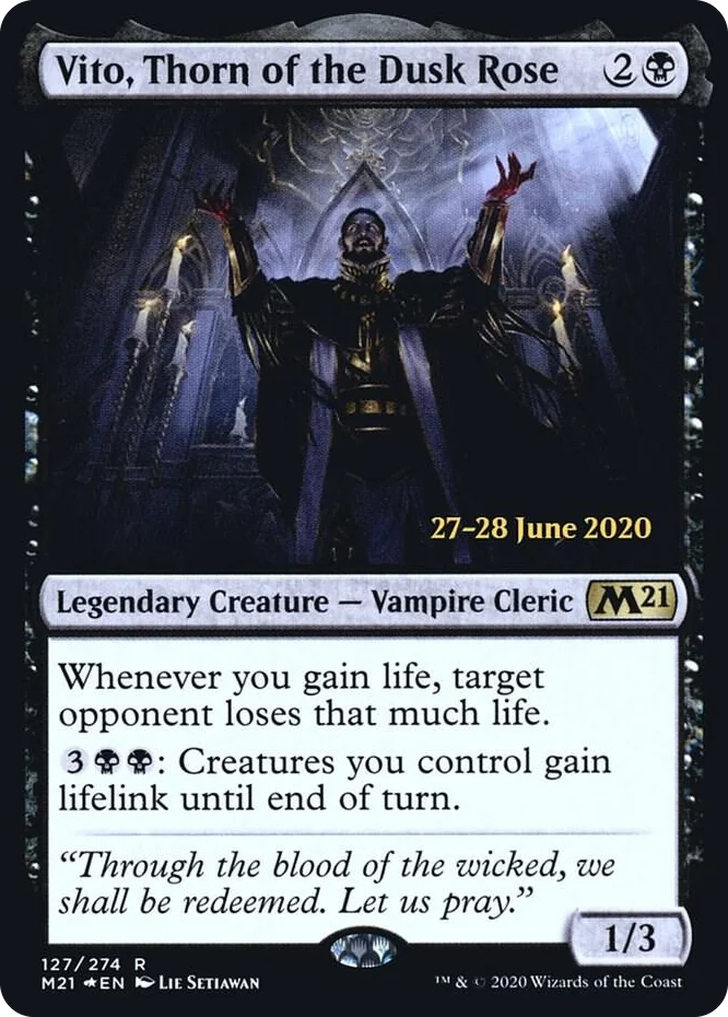 0127 Vito, Thorn of the Dusk Rose R Prerelease Cards