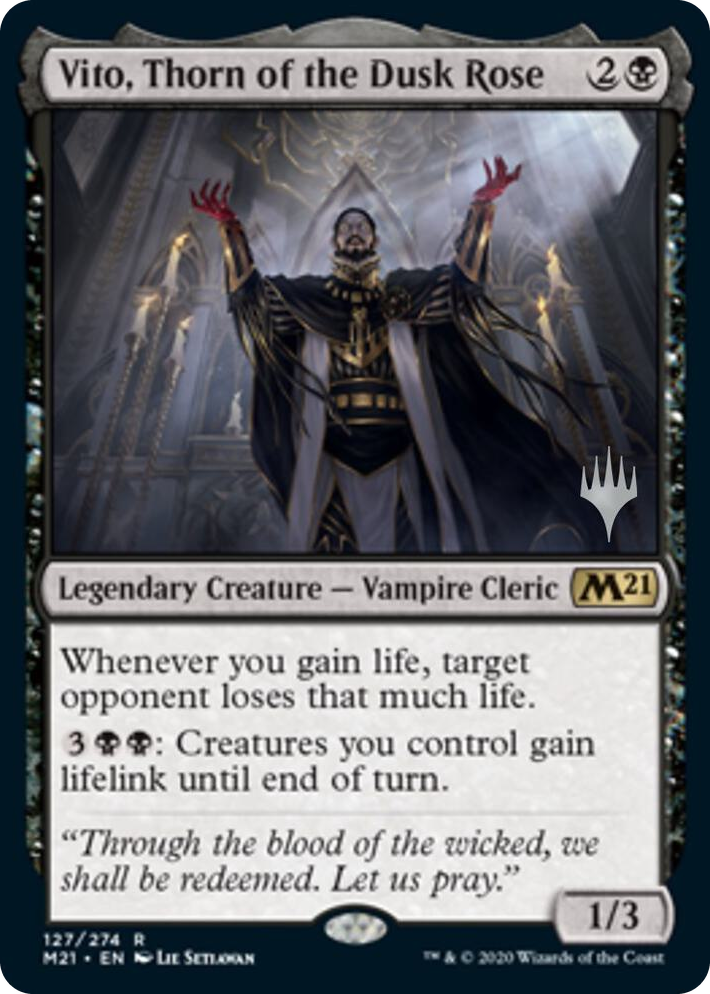 0127 Vito, Thorn of the Dusk Rose R Promo Pack: Core Set 2021