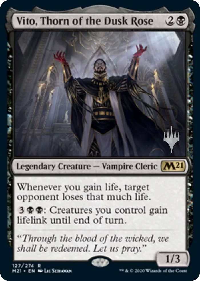 0127 Vito, Thorn of the Dusk Rose R Promo Pack: Core Set 2021