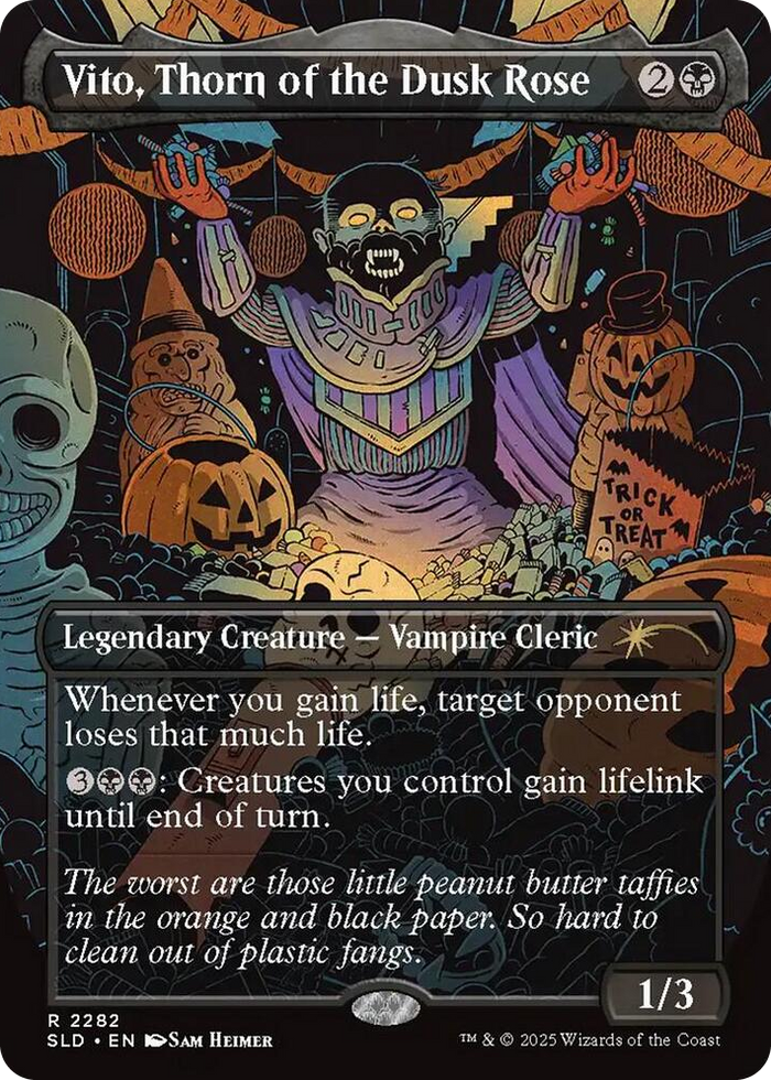 Vito, Thorn of the Dusk Rose #2282 R - Secret Lair Drop Series Pokemon card
