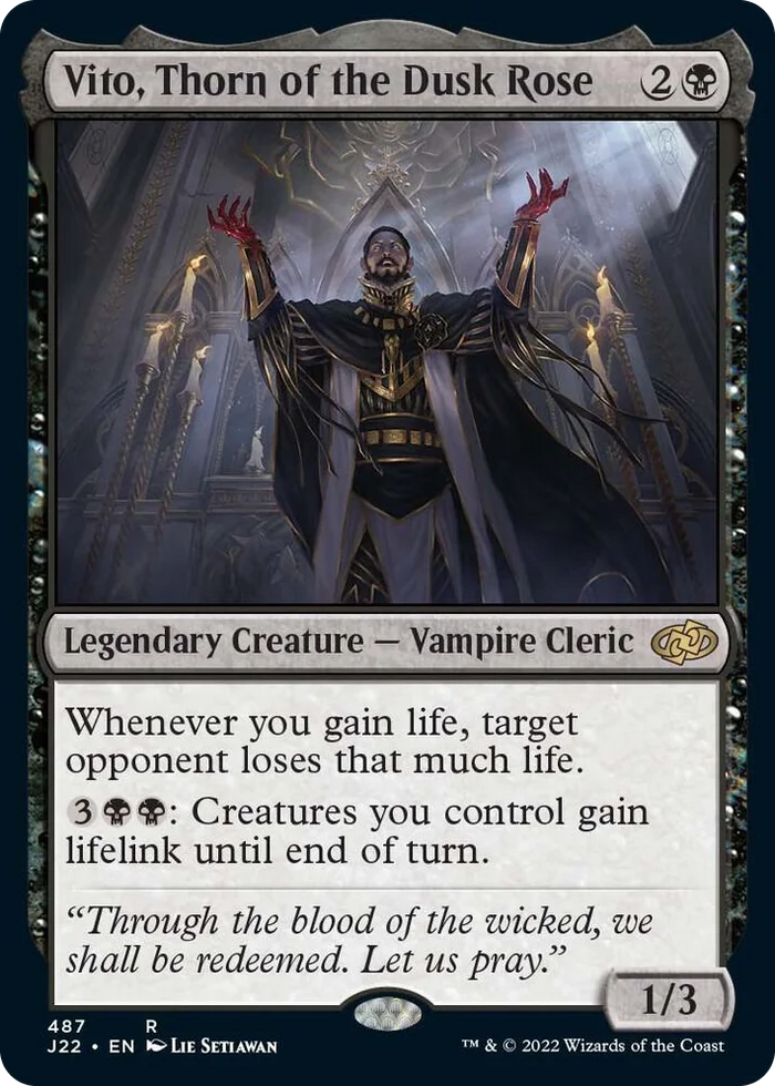 0487 Vito, Thorn of the Dusk Rose R Jumpstart 2022