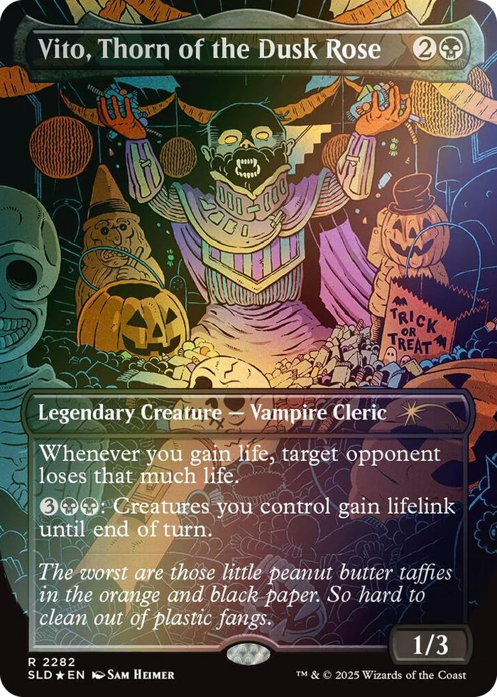 2282 Vito, Thorn of the Dusk Rose (Rainbow Foil) R Secret Lair Drop Series