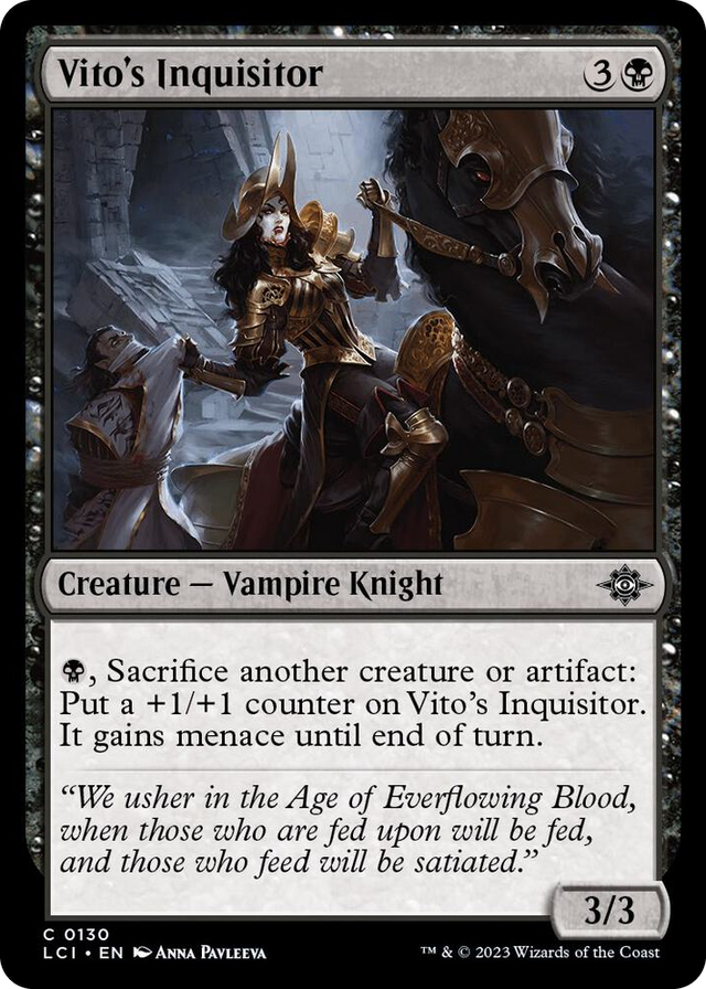 0130 Vito's Inquisitor C The Lost Caverns of Ixalan