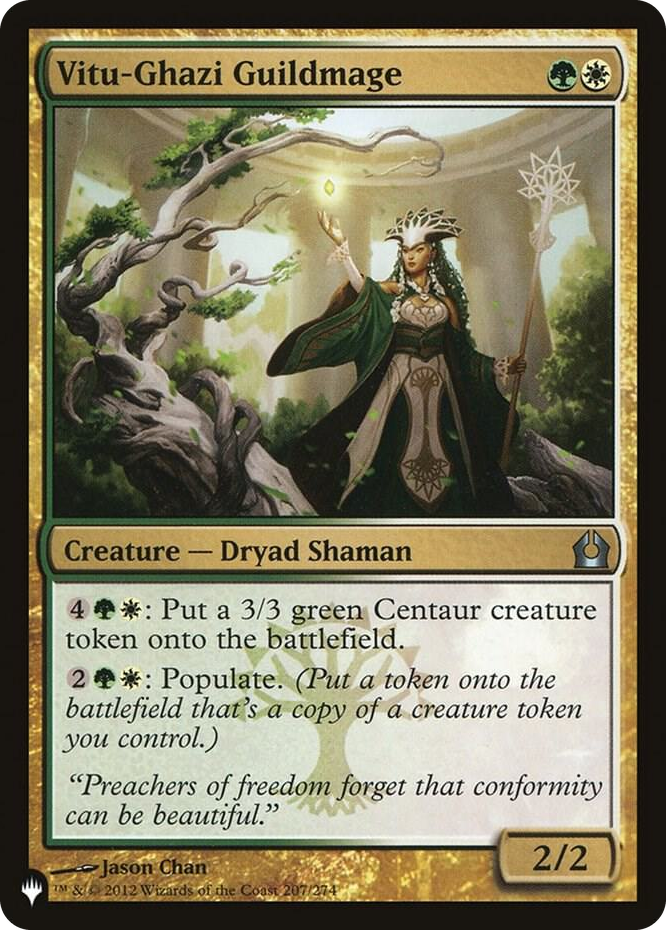 Vitu-Ghazi Guildmage #207 U - The List Reprints Pokemon card