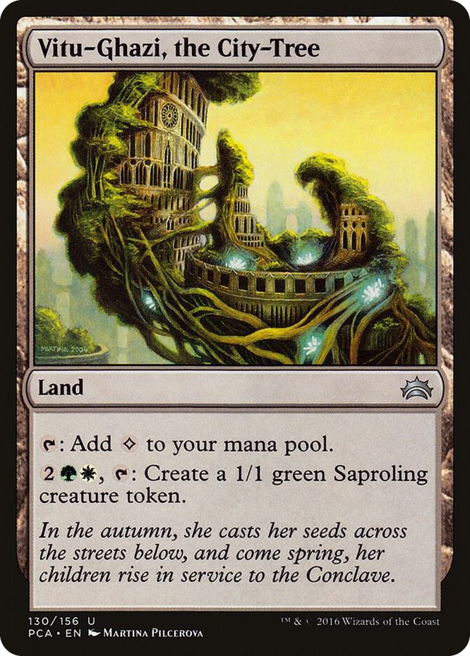 Vitu-Ghazi, the City-Tree #130 U - Planechase Anthology Pokemon card