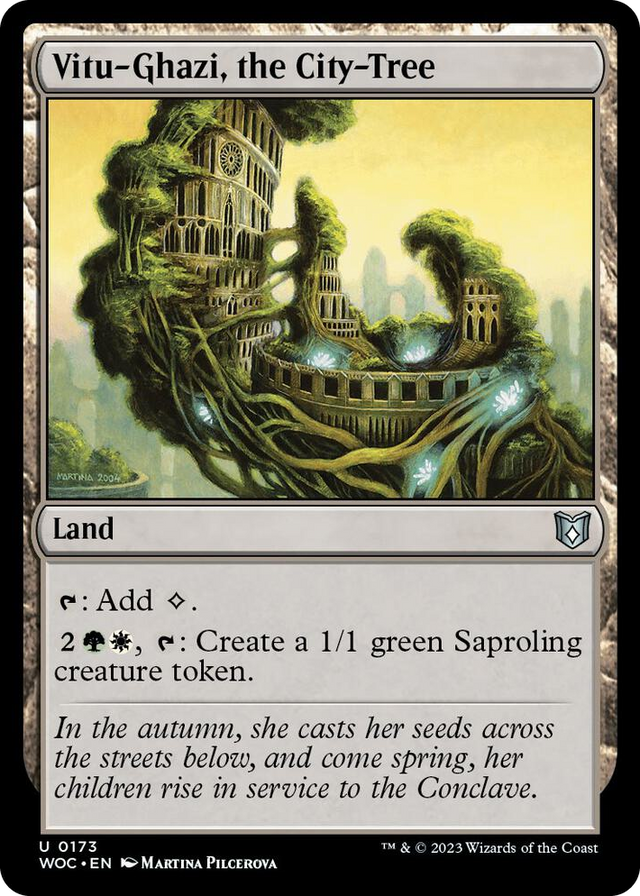 0173 Vitu-Ghazi, the City-Tree U Commander: Wilds of Eldraine