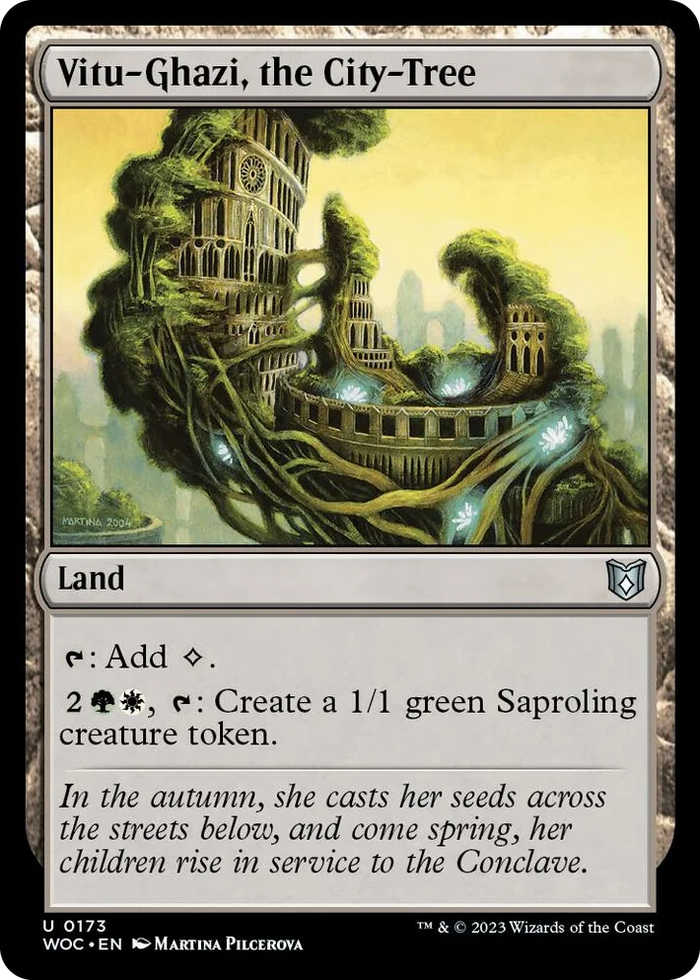 0173 Vitu-Ghazi, the City-Tree U Commander: Wilds of Eldraine