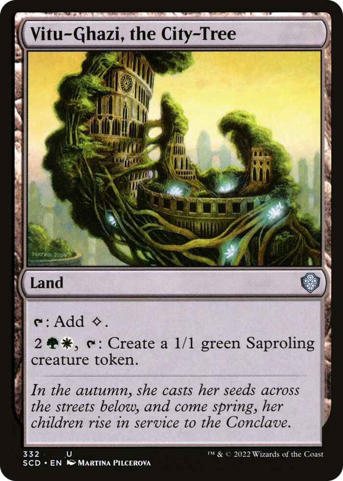 Vitu-Ghazi, the City-Tree #332 U - Starter Commander Decks Pokemon card