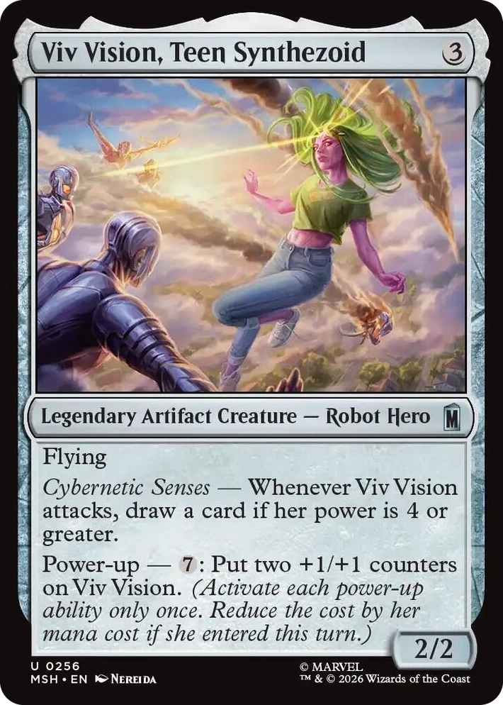 0256 Viv Vision, Teen Synthezoid U Marvel Super Heroes