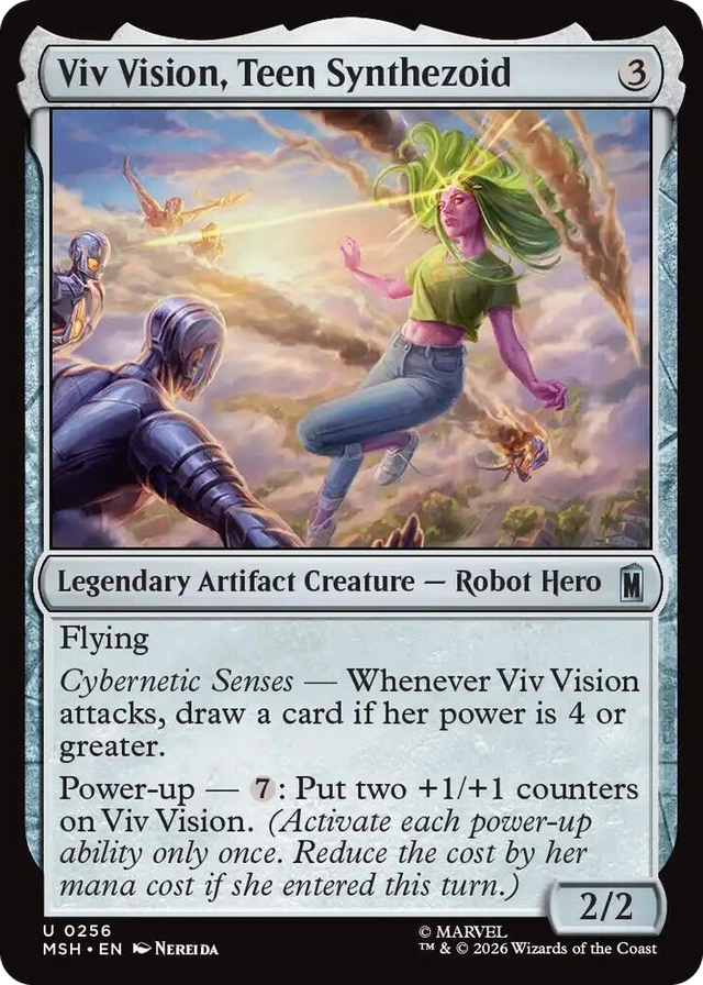 0256 Viv Vision, Teen Synthezoid U Marvel Super Heroes
