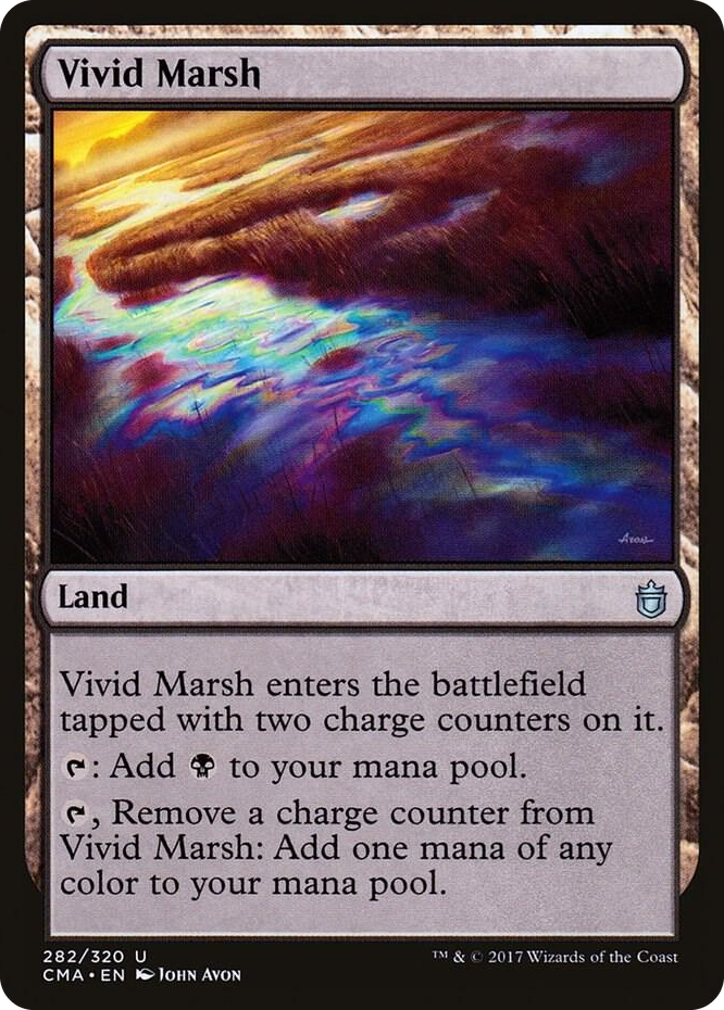 Vivid Marsh #282 U - Commander Anthology Pokemon card