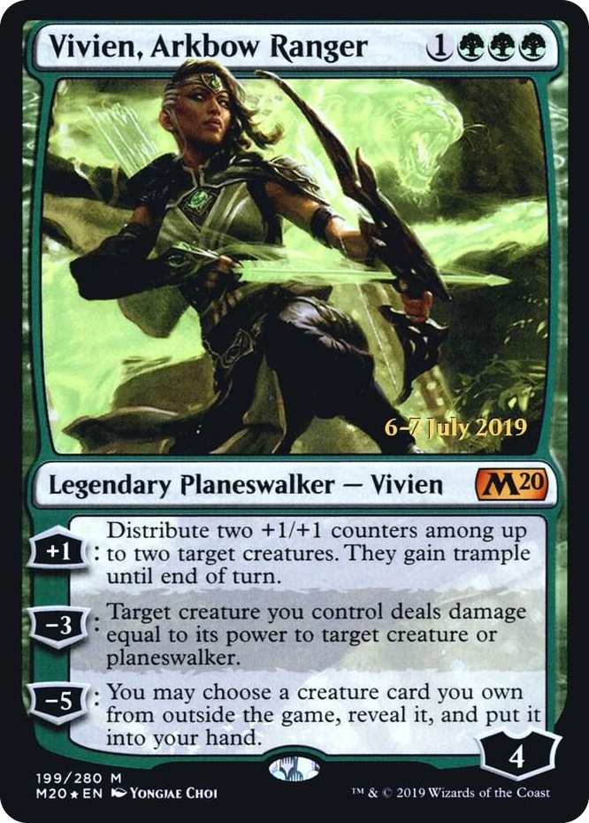 0199 Vivien, Arkbow Ranger M Prerelease Cards