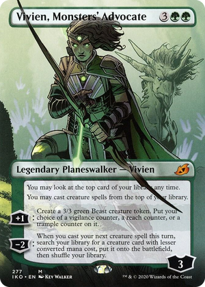 0277 Vivien, Monsters' Advocate (Borderless) M Lair of Behemoths