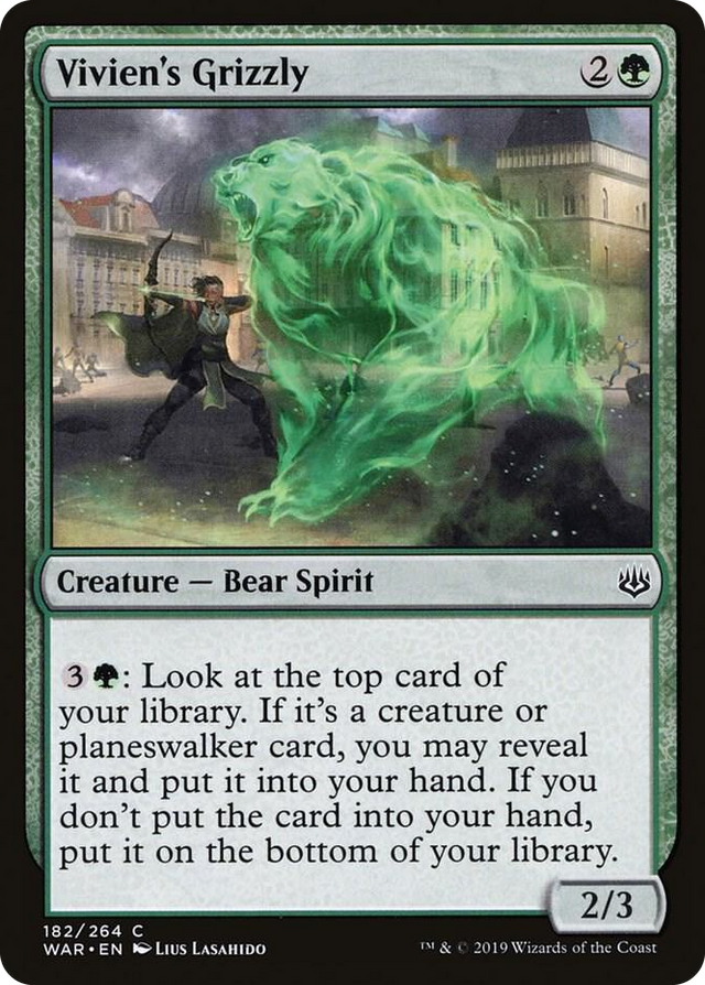 0182 Vivien's Grizzly C War of the Spark