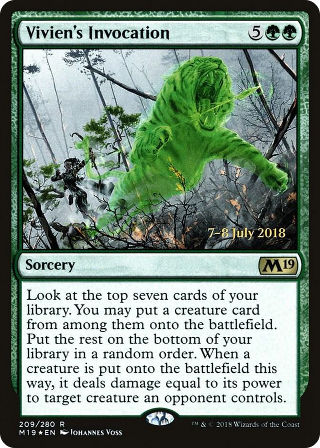 0209 Vivien's Invocation R Prerelease Cards