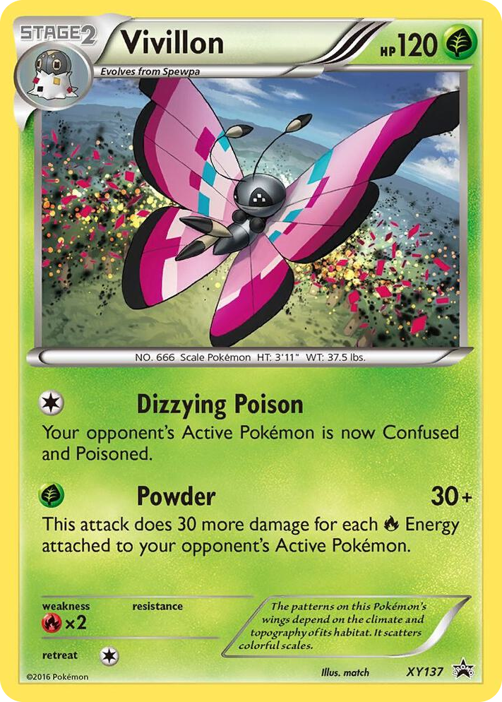 XY137 Vivillon Promo XY Promos