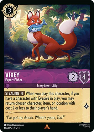 0046 Vixey - Expert Fisher Rare Attack of the Vine!