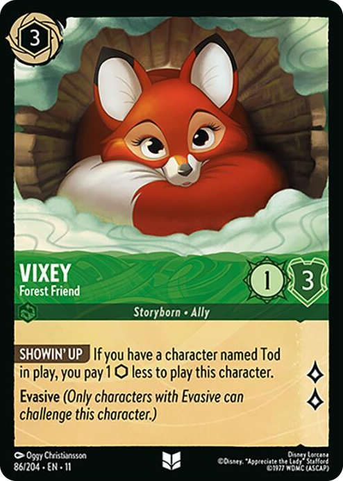 0086 Vixey - Forest Friend Uncommon Winterspell