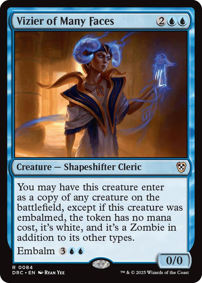 0084 Vizier of Many Faces R Commander: Aetherdrift